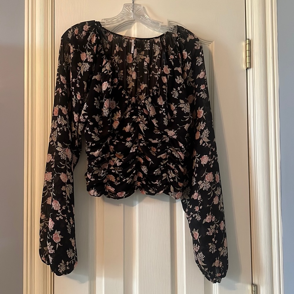 Free People Floral Top